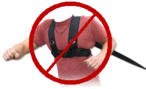 Shoulder harness for weight training